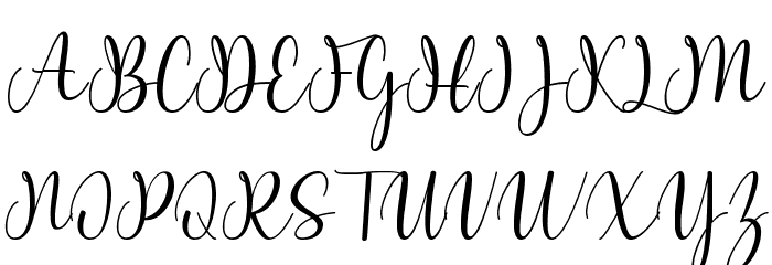 Niscala Font UPPERCASE