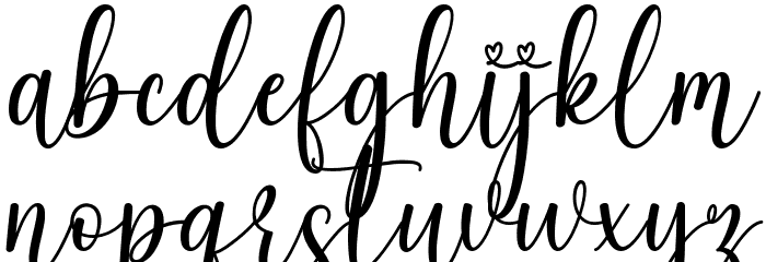 Niscala Font LOWERCASE