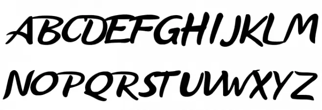 NiseBuschGardens 2 Schriftart Groß