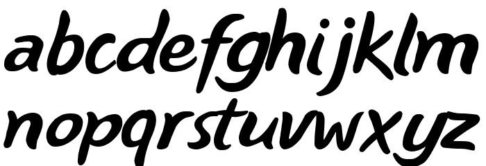 NiseBuschGardens 2 Font LOWERCASE
