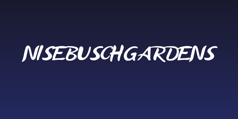 NiseBuschGardens Social Header