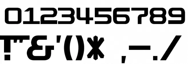 NiseJSRF Font OTHER CHARS