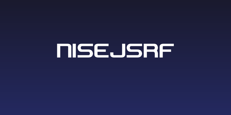 NiseJSRF Social Header