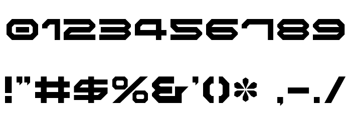 NiseSegaSports2k3 フォント その他の文字