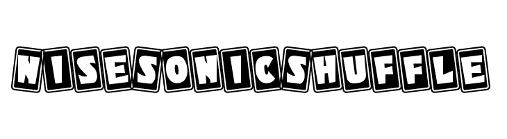 NiseSonicShuffle  font caratteri gratis
