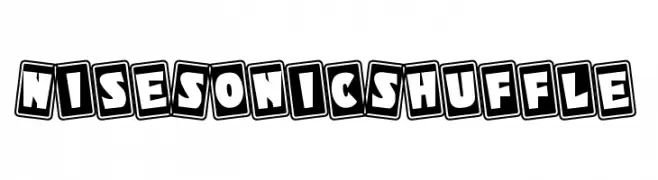 NiseSonicShuffle  Fuentes Gratis Descargar