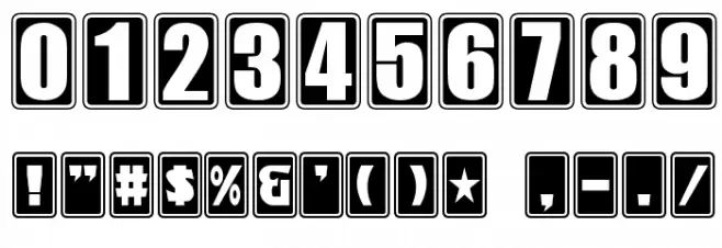 NiseSonicShuffle Font OTHER CHARS