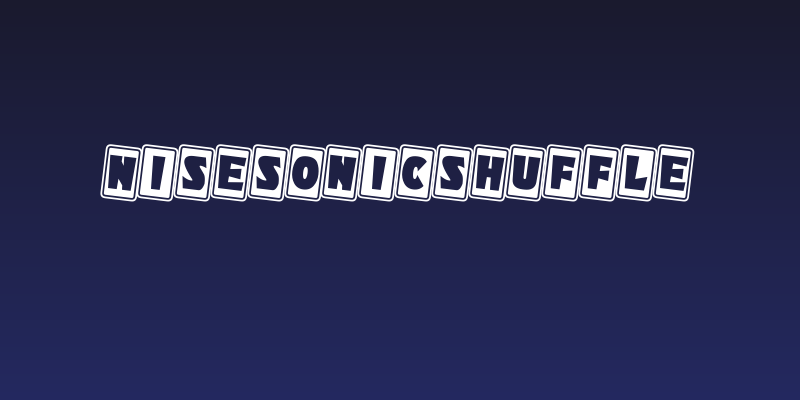 NiseSonicShuffle Social Header