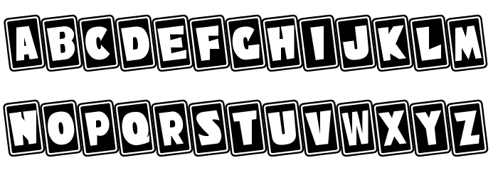 NiseSonicShuffle Font LOWERCASE