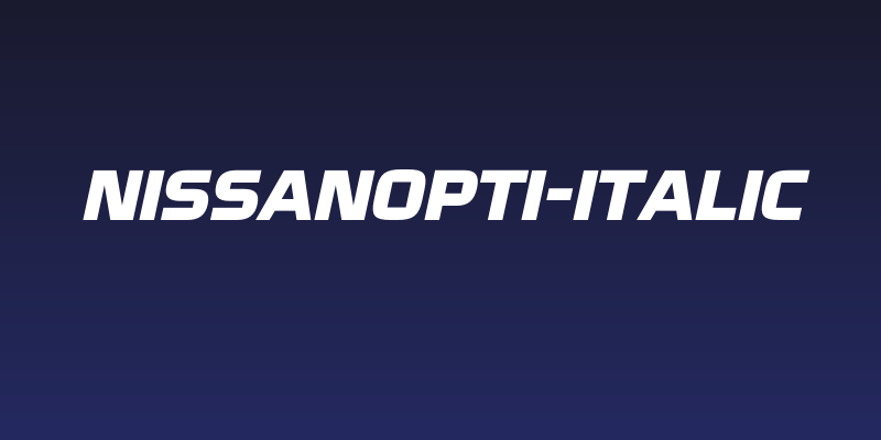 NissanOpti-Italic Social Header