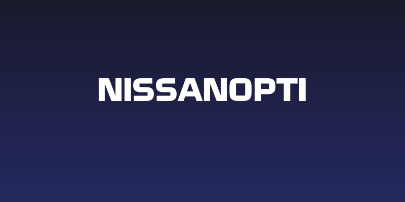 NissanOpti Social Header