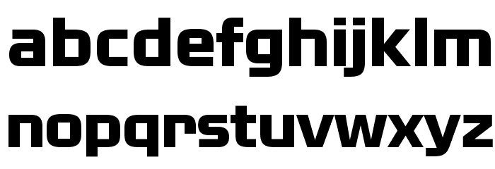 NissanOpti Font LOWERCASE