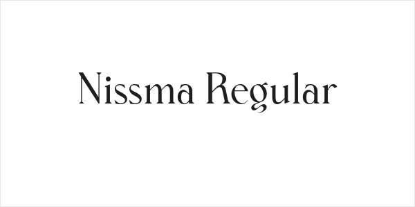 Nissma Regular Logo