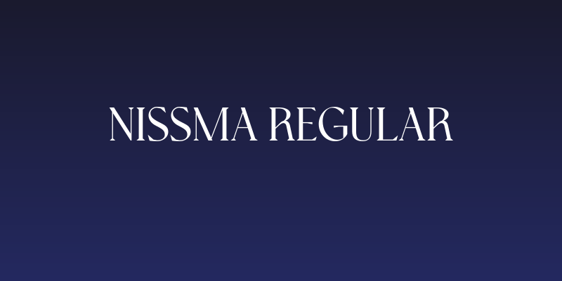 Nissma Regular Social Header