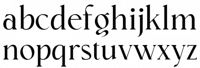 Nissma Regular Font LOWERCASE