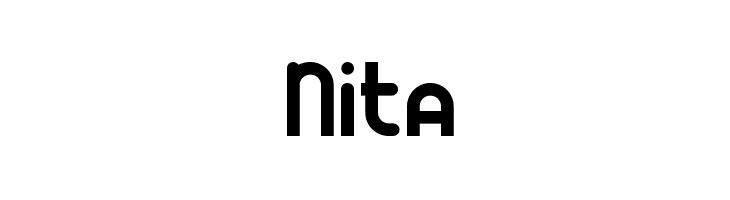 Nita  Frei Schriftart Herunterladen