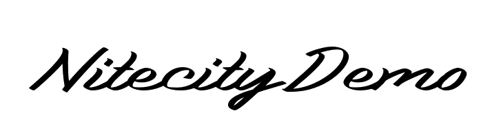 Nitecity Demo  Frei Schriftart Herunterladen