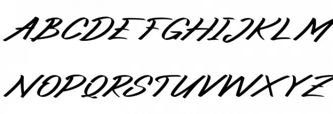 Nitecity Demo Schriftart Groß