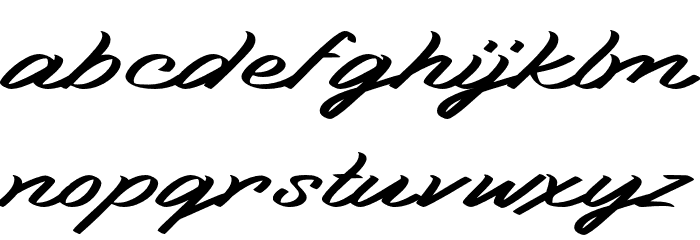 Nitecity Demo Font LOWERCASE