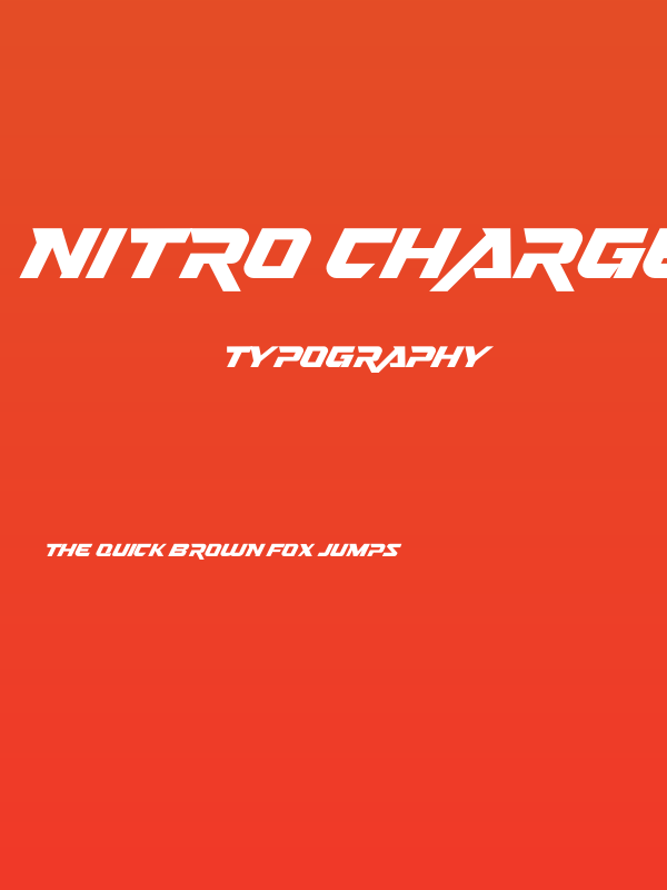 Nitro Chargers Personal Used Poster