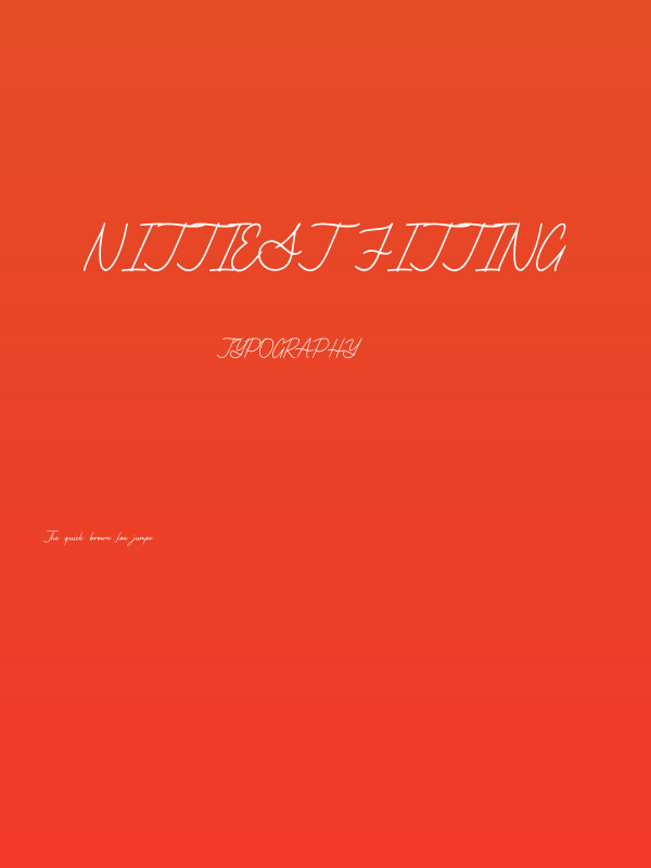 Nittiest Fitting Poster