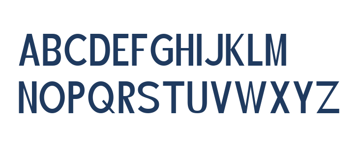 Nivarelle Medium Uppercase