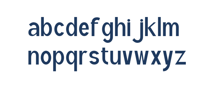 Nivarelle Medium Lowercase