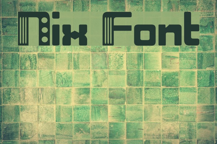 Nix Font examples