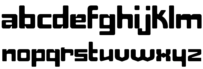 Nix Font LOWERCASE