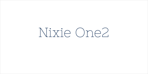 Nixie One2 Logo