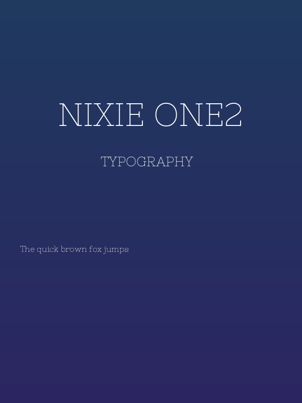 Nixie One2 Poster