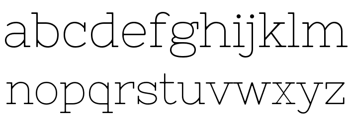 Nixie One Font LOWERCASE