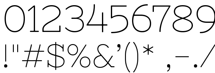 NixieOne Font OTHER CHARS
