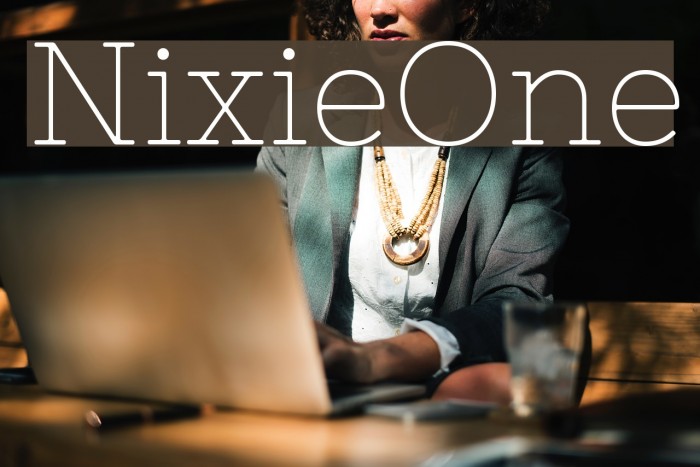NixieOne Font examples