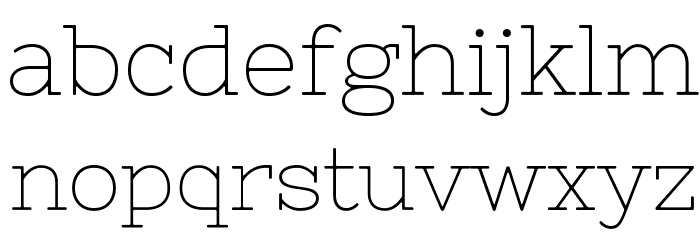 NixieOne Font LOWERCASE