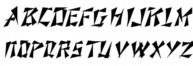 Nixon Italic Caratteri MAIUSCOLE