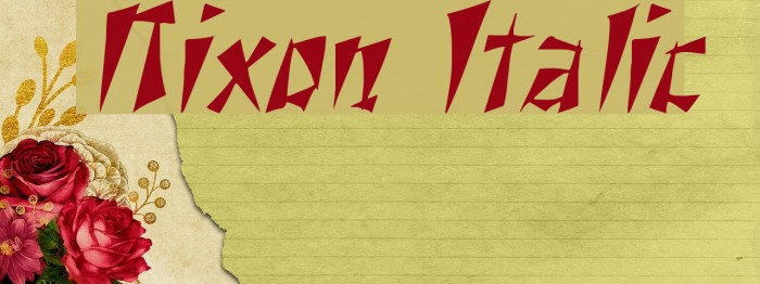 Nixon Italic Example 3