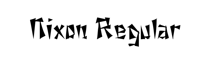 Nixon Regular Font