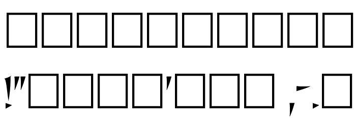 Nixon Regular Font OTHER CHARS