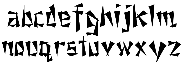 Nixon Regular Font LOWERCASE
