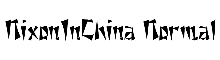 NixonInChina Normal  Fuentes Gratis Descargar