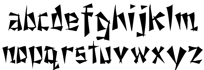 NixonInChina Font LOWERCASE