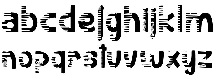 Nizlok_PersonalUseOnly Font LOWERCASE