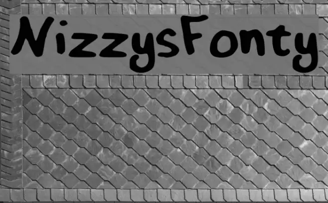 NizzysFonty Font examples