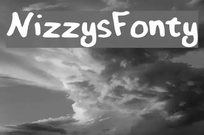 NizzysFonty Font examples