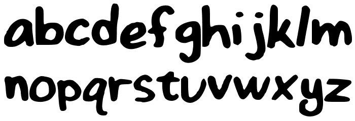 NizzysFonty Font LOWERCASE