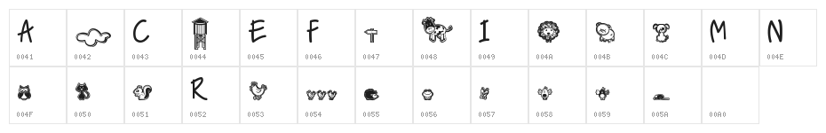 nice picture Character Map