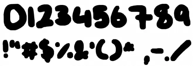 nici-chunckiee Font OTHER CHARS