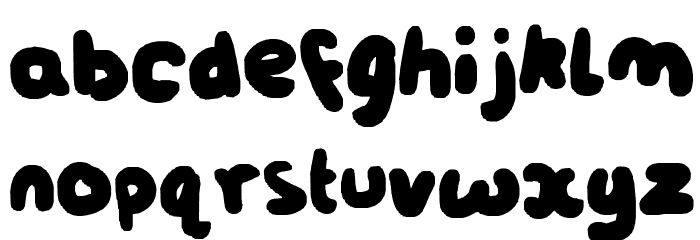 nici-chunckiee Font LOWERCASE
