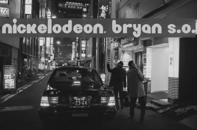 nickelodeon, Bryan S.O.  examples